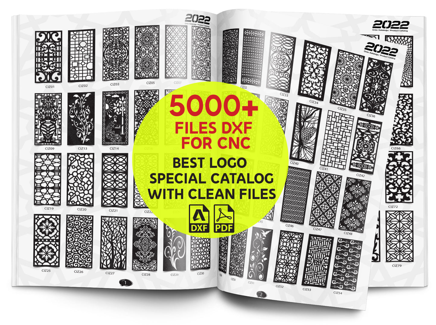 10K+ Panel Collection Dxf Panel files cnc plasma files panels Gate Dxf Files, Metal&Wood Patterns Panel designs catalog dxf, 5K+ PDF Catalog