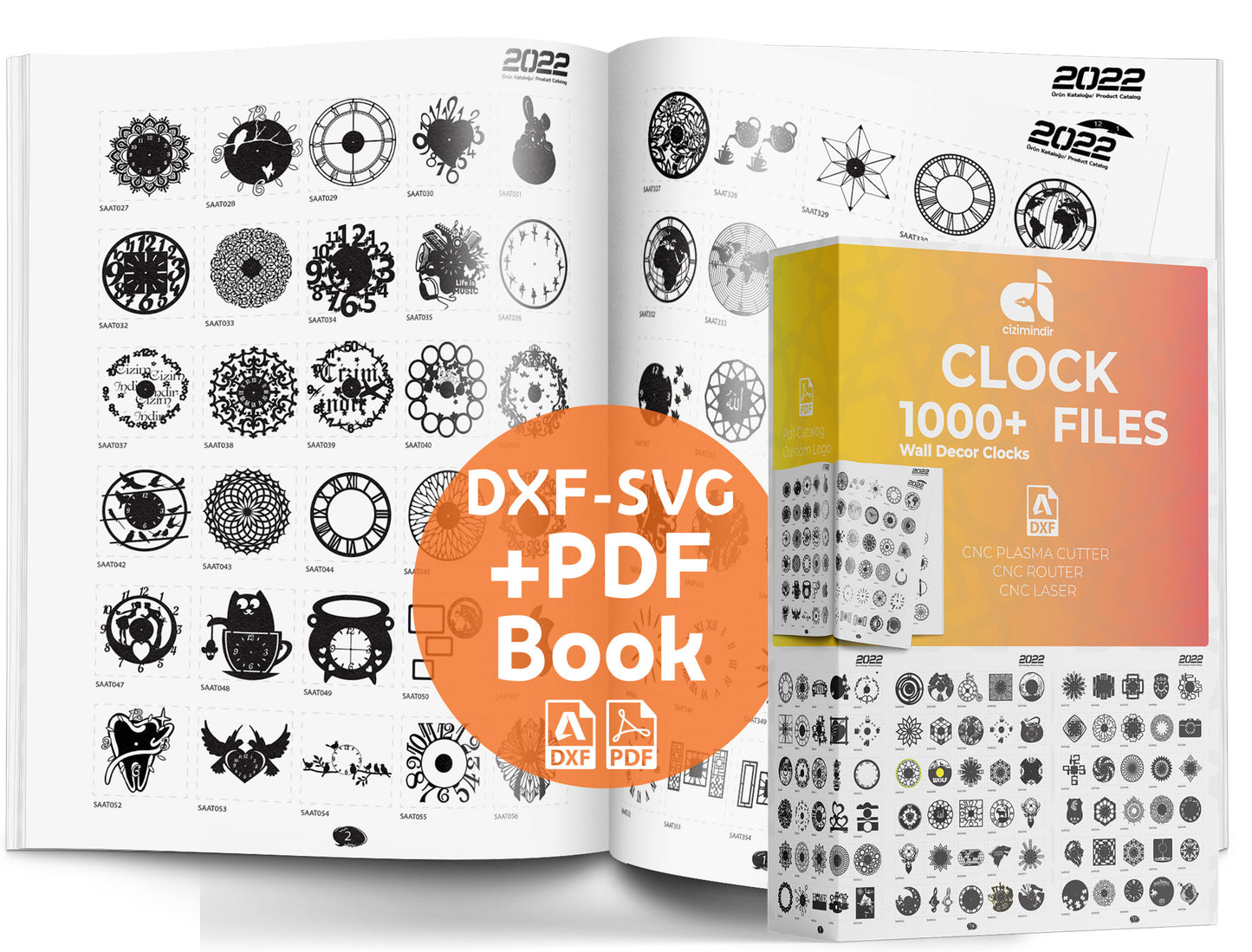 50K+ Mega PACK 6 Big Pack Wallart - Clock - Panel Metal Plasma Wood Cnc Files farm gate ,Dxf Panel Files Laser Cut Svg Vector Laser design