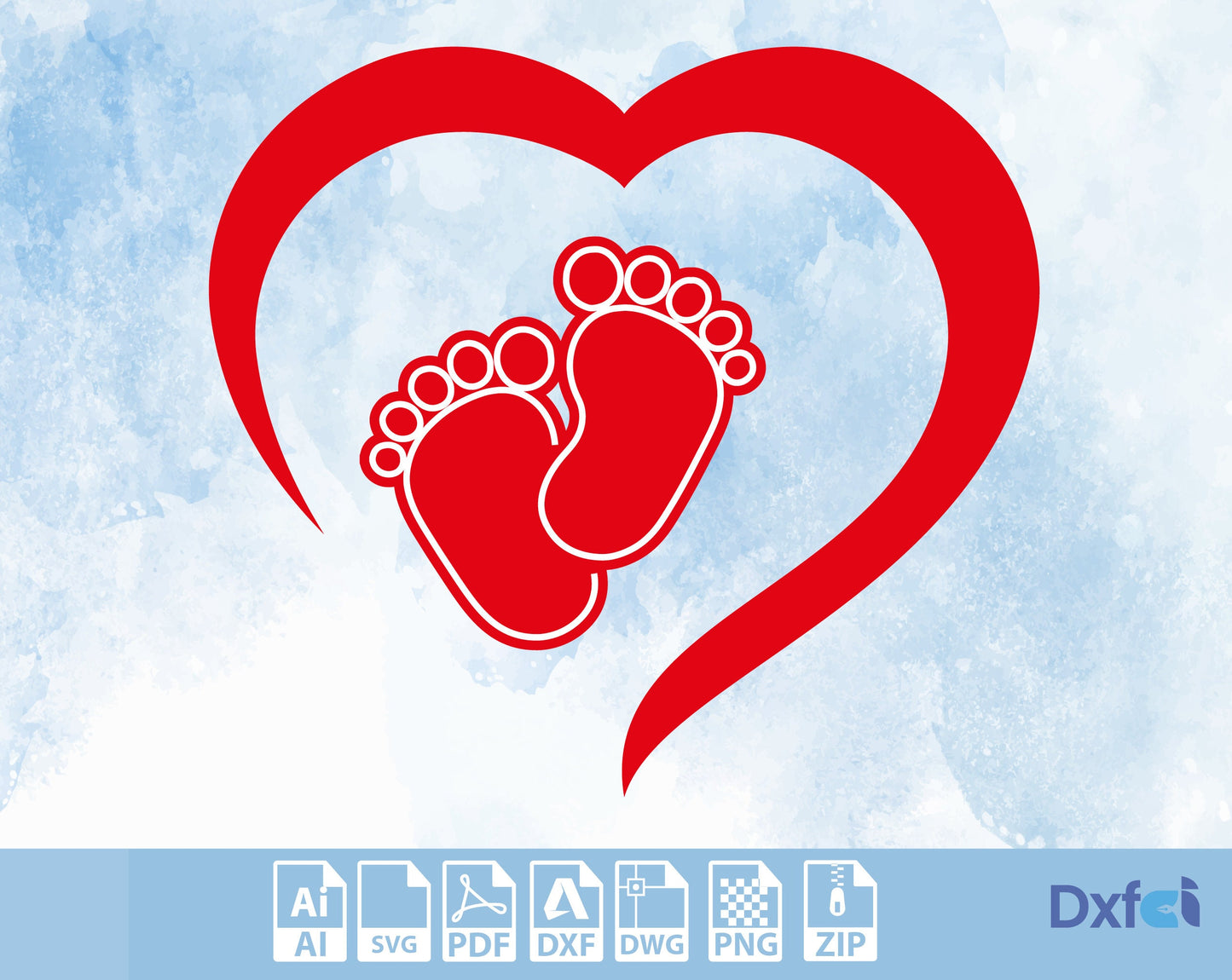 Baby Footprint, Baby Svg Feet welcome Baby baby shower SVG Instant Download SVG, PNG, Ai, dxf, jpg digital download