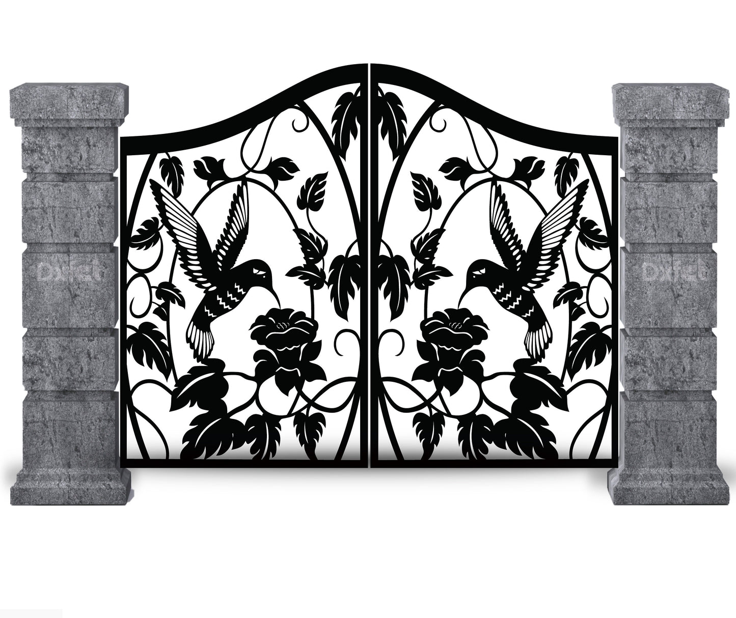 Bee-Eater American Bird Garden Svg Dxf Laser Cutting File Gate Pattern Cnc Laser Cutting Metal and Wood Other Products Gift Door