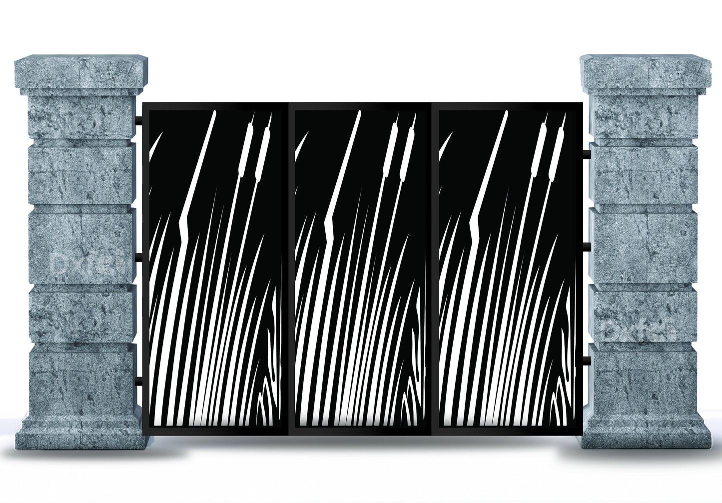 Gate Design Dxf Svg | Farm Gate Metal Plasma Laser Cut | Vector Laser Design | Instant Download #2809