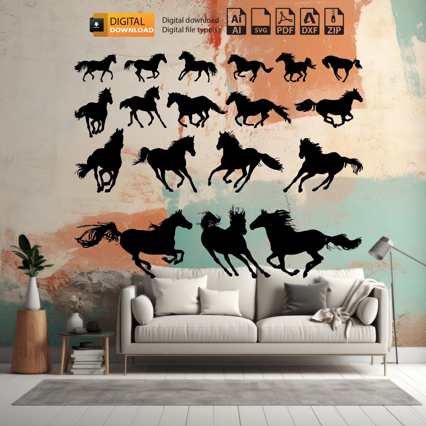 Free Horses running horses Horse Bundle Svg jade Horse Dxf Files Svg Animal Cut File Horse Vector Horse Cut File Horse Silhouette Animal