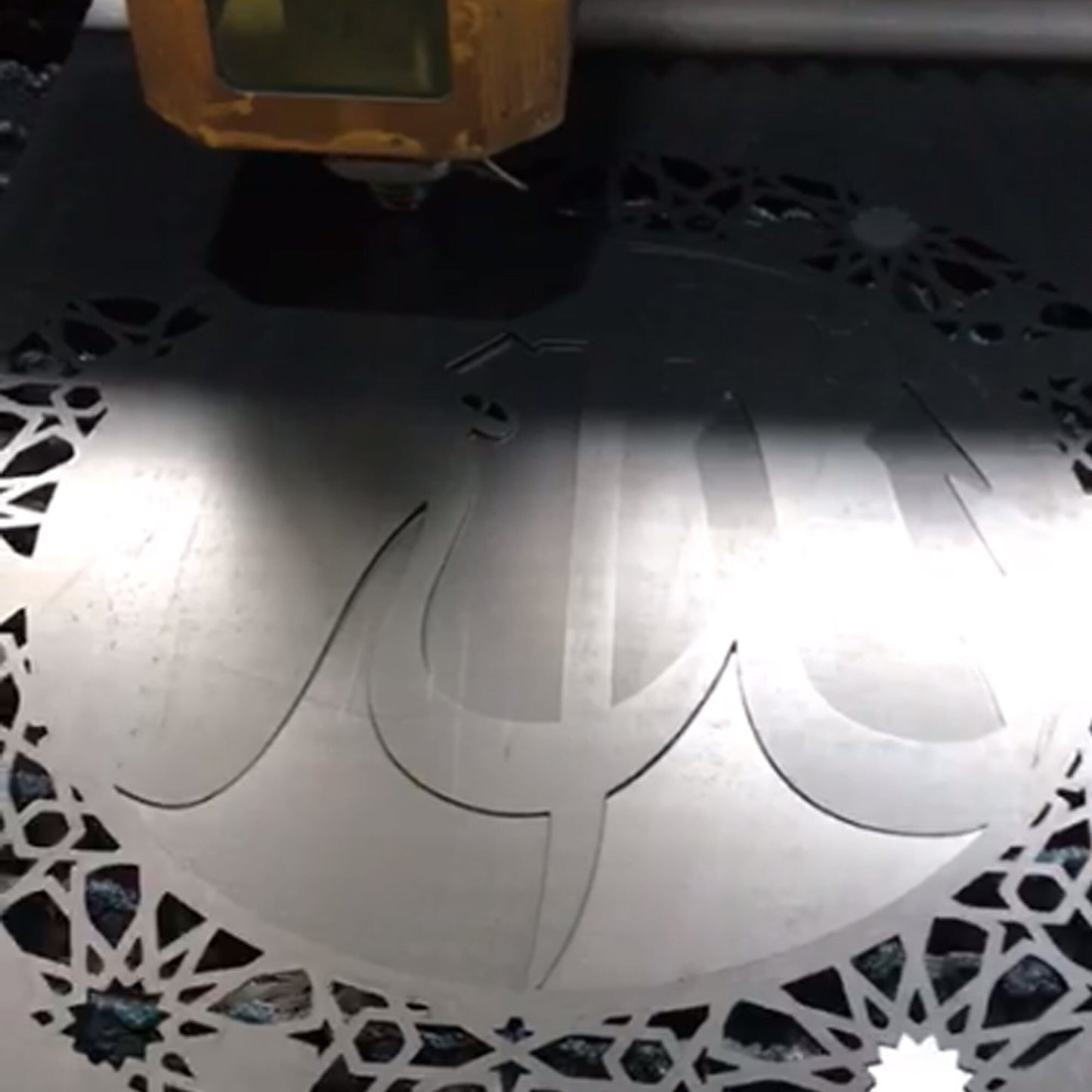 Arabic 99 names of Kufi Allah Decor Laser Cut, Svg, Dxf, CNC Cutting, islamic SVG wall arabic dxf cut files, svg for cricut, svg files