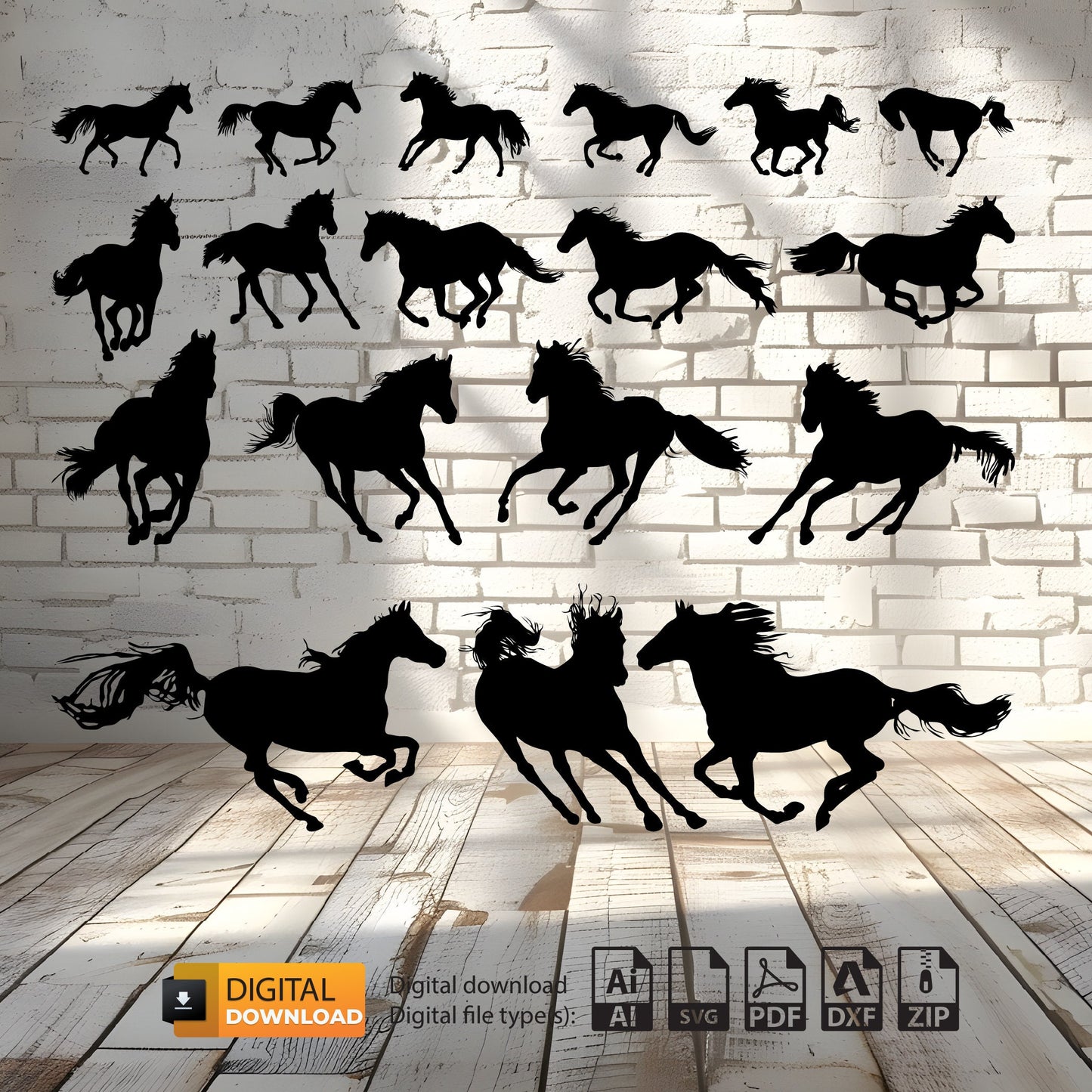 Free Horses running horses Horse Bundle Svg jade Horse Dxf Files Svg Animal Cut File Horse Vector Horse Cut File Horse Silhouette Animal