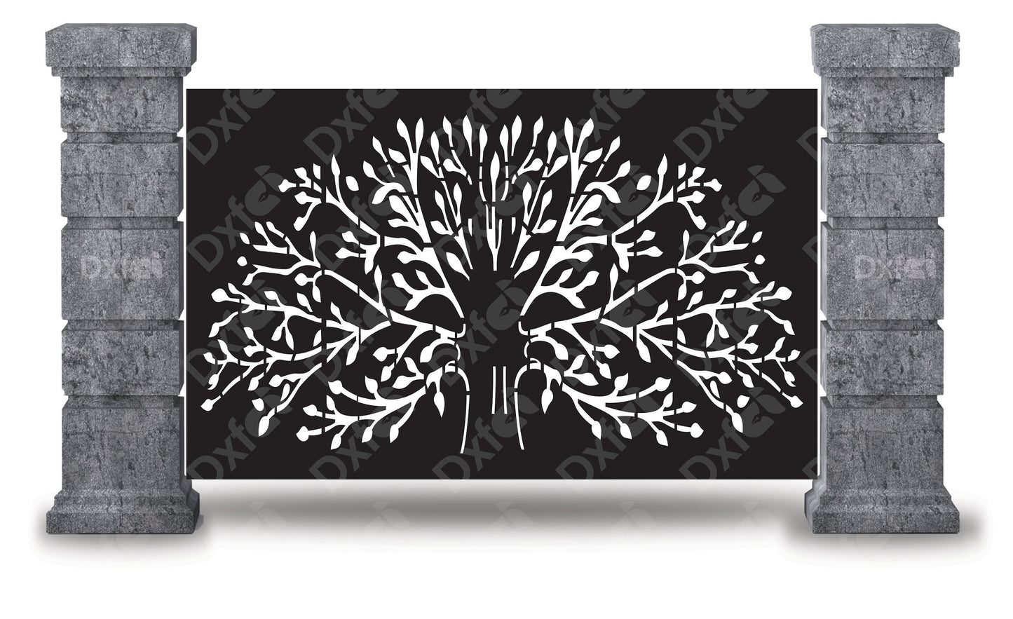 Wood Panel Exterior Door Partition Pattern Partition Room Divider Templates Vector Svg Dxf Files Laser Cutting CNC Plasma Cutter #2866