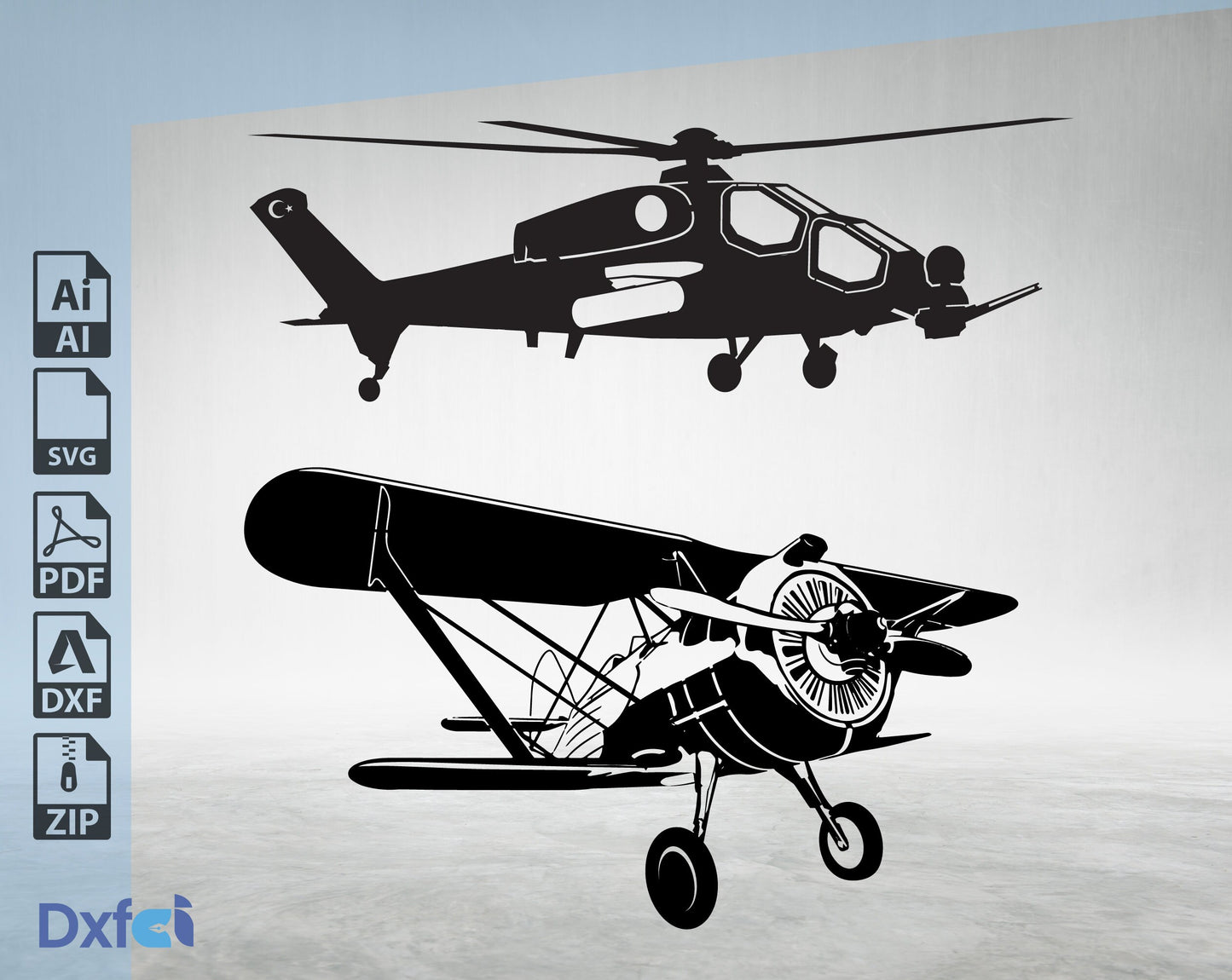 Airplane SVG Files Airplane Bundle Flight Dxf Cut Files ,Travel Vector Flight Vector Files, Airplane Clip Art Cnc Files Package Decor