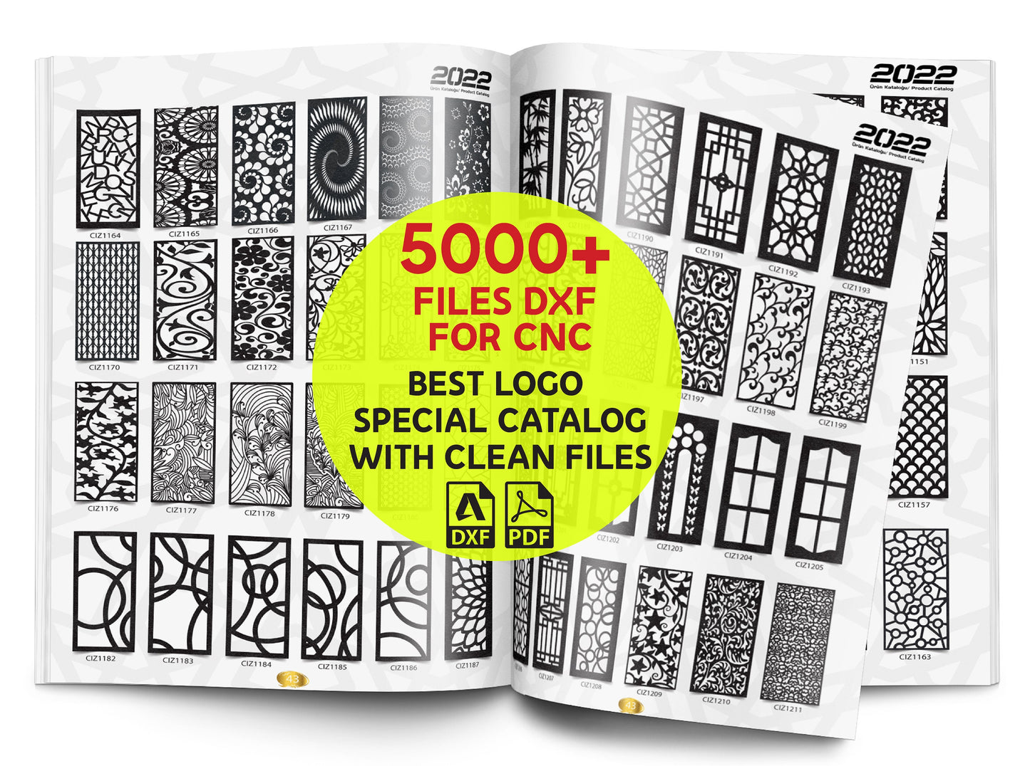 10K+ Panel Collection Dxf Panel files cnc plasma files panels Gate Dxf Files, Metal&Wood Patterns Panel designs catalog dxf, 5K+ PDF Catalog