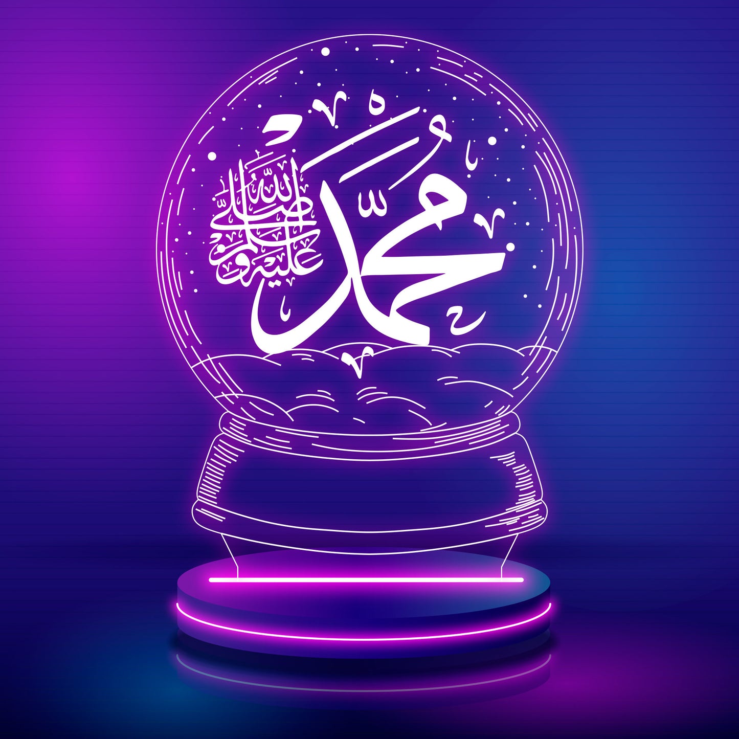 250+ Acrylic Illusion 3d Led Lamp Bundle 3D illusion Led big archive Acrylic Led vector SVG ,CDR,DXF 3D led Night Light vector