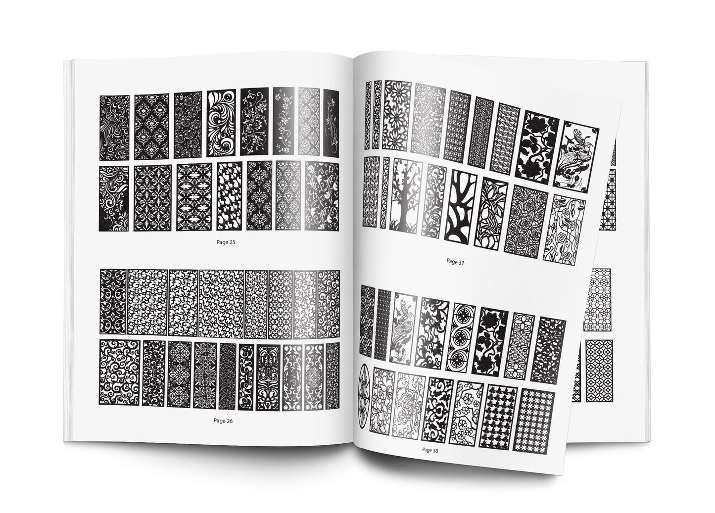 30K+ Decorative Panel Screen Dxf Design Patterns Panel Svg Dxf Panel Files Panels Metal Plasma Metal&Wood 4Big Pack Cnc Files Gate Laser Cut