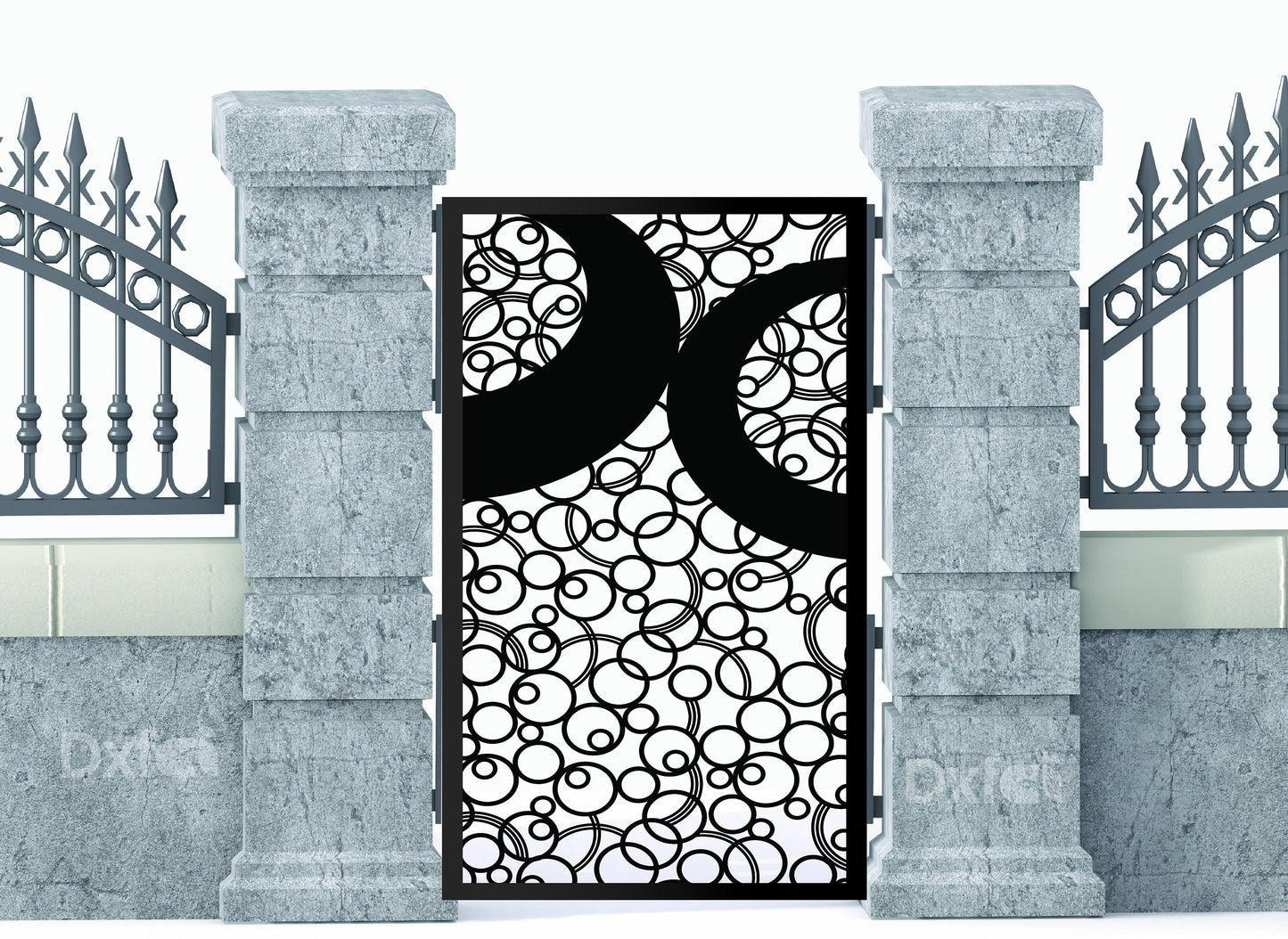 gate design Svg Dxf Files Laser Cut farm gate | Metal Plasma | Laser Cut | Design Vector | Laser design | Dxf files | digital download #2809