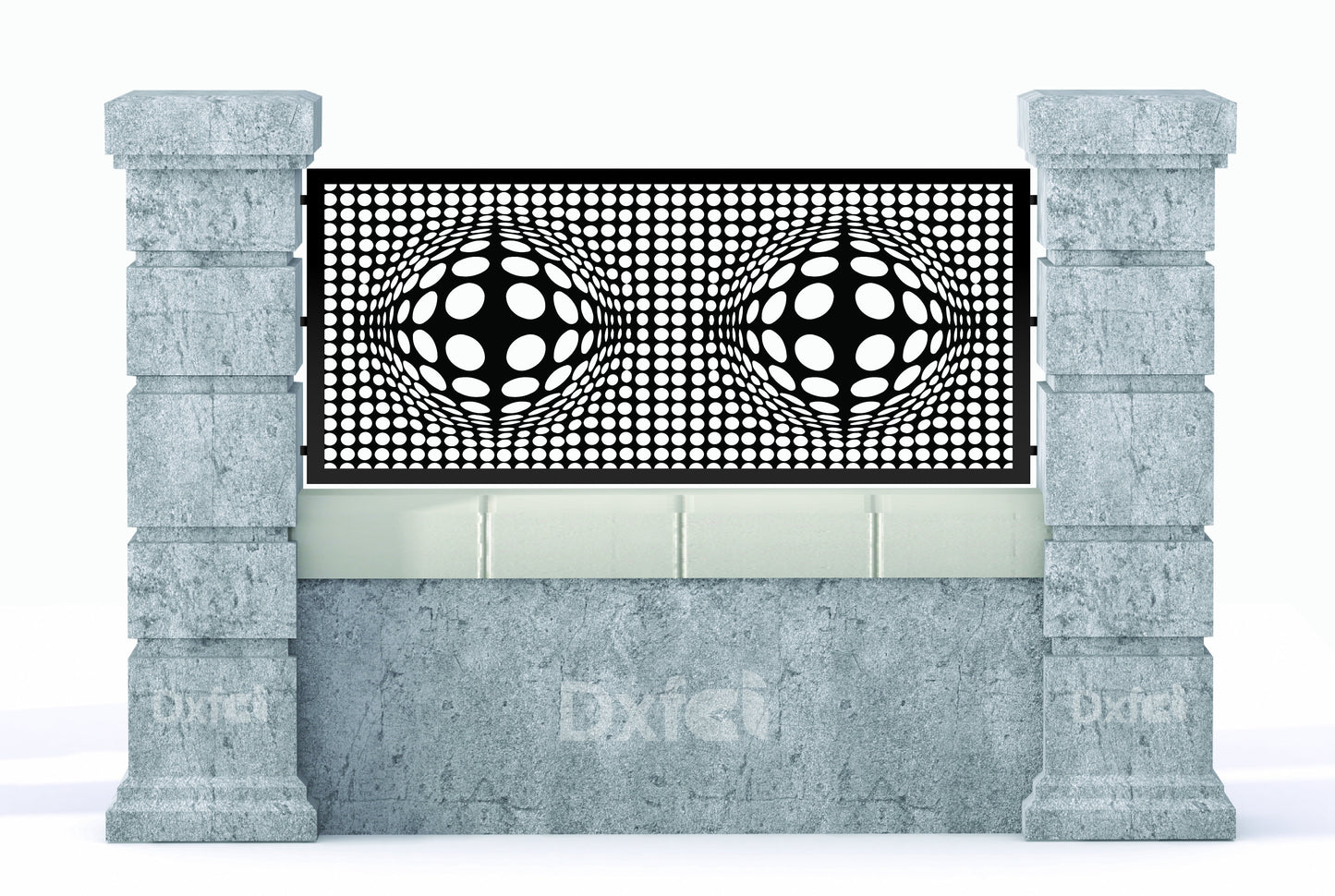 Digital Gate Grill Panel Dxf Panel Partition Room Divider Templates Vector Svg Dxf Files Laser Cutting CNC Plasma Cutter #2027