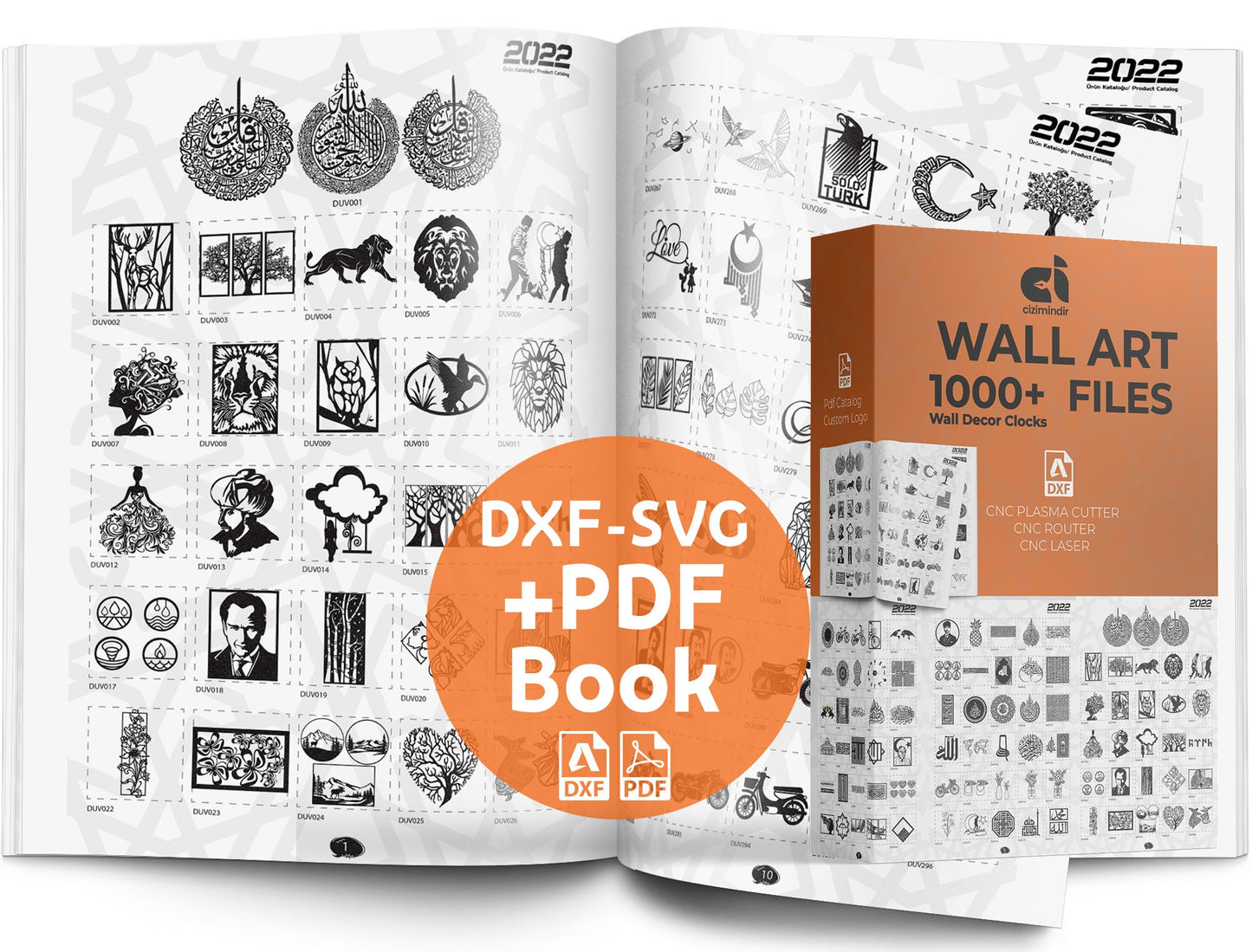 50K+ Mega PACK 6 Big Pack Wallart - Clock - Panel Metal Plasma Wood Cnc Files farm gate ,Dxf Panel Files Laser Cut Svg Vector Laser design