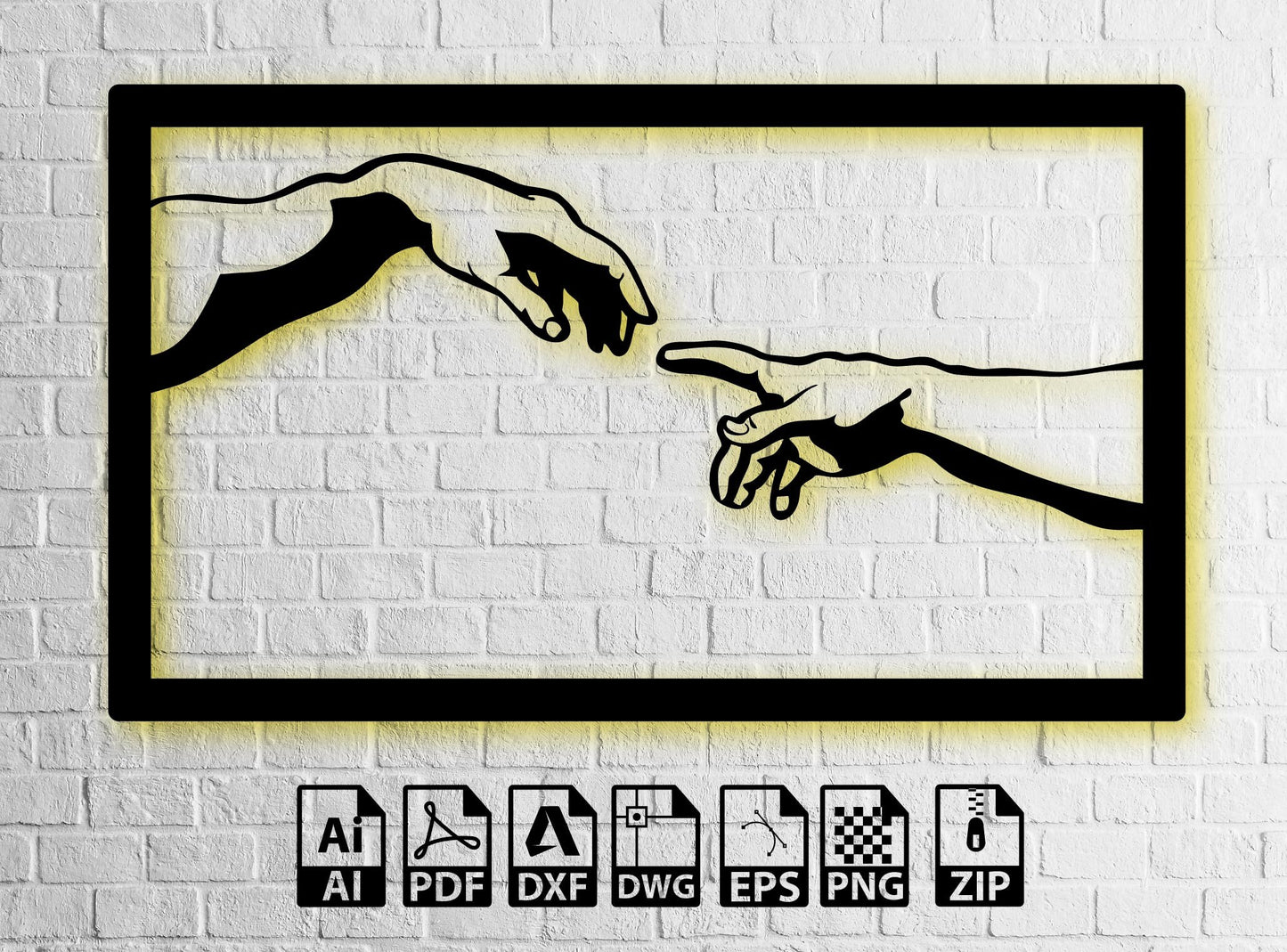 Hands touching SVG and PNG files svg laser Dxf Files Laser Cut , Lightburn ,Circut