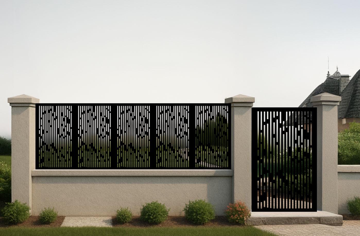 Gate Panels 12pcs Dxf Files Panel Dxf laser cutting , plasma cutting Metalic & Wood CNC machine!