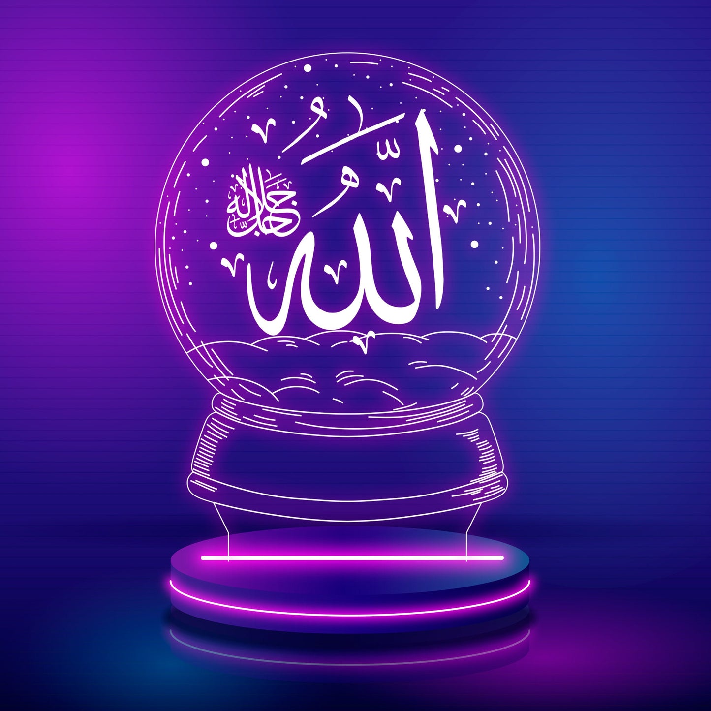 250+ Acrylic Illusion 3d Led Lamp Bundle 3D illusion Led big archive Acrylic Led vector SVG ,CDR,DXF 3D led Night Light vector