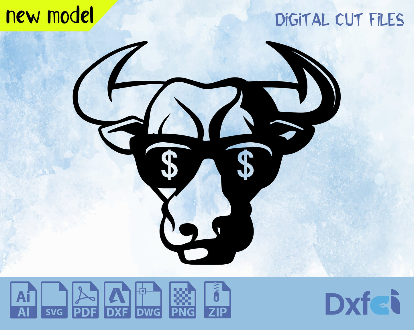 bull Svg Bull Silhouette SVG Home decor wall art decoration Decor Laser Cut, Svg, Dxf, CNC Cutting , Lightburn ,Circut