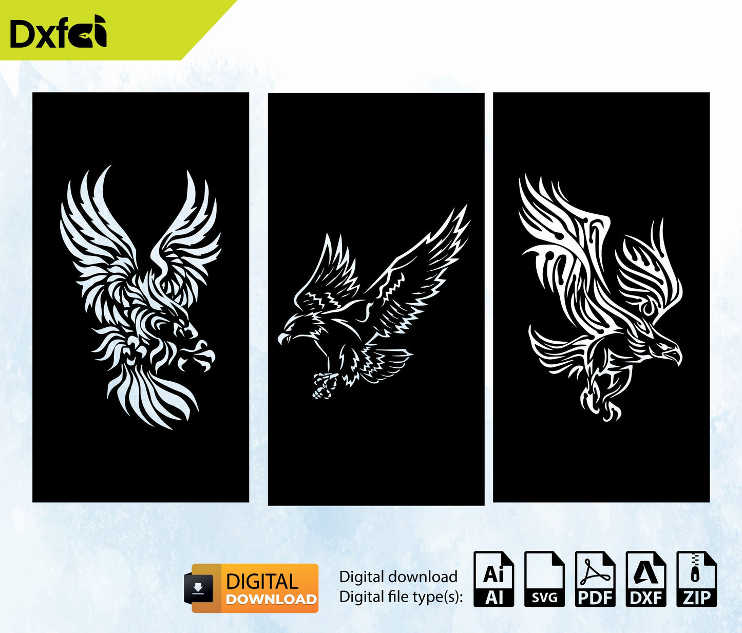 Flying eagle Svg, eagle vector, flying eagle vector, eagle Clipart, Bald eagle Svg for Fleece, plasma cutting Metalic & Wood CNC machine