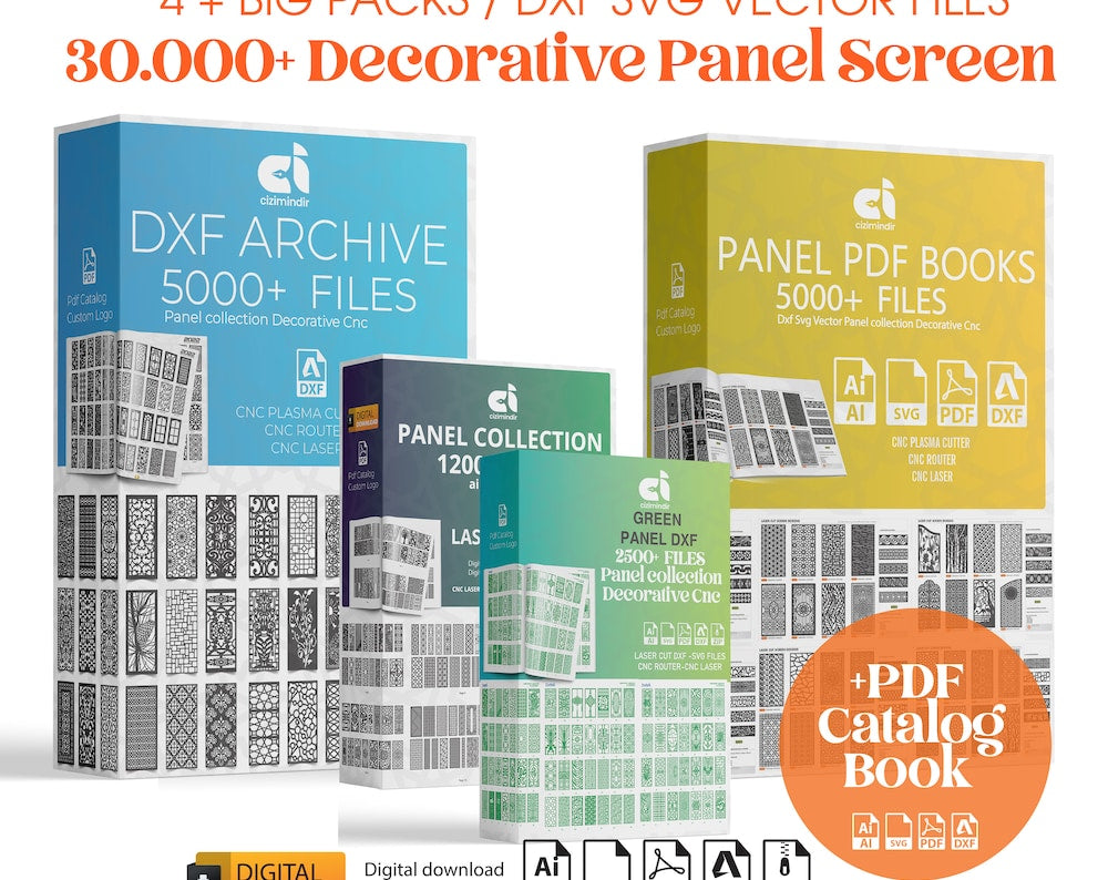 30K+ Decorative Panel Screen Dxf Design Patterns