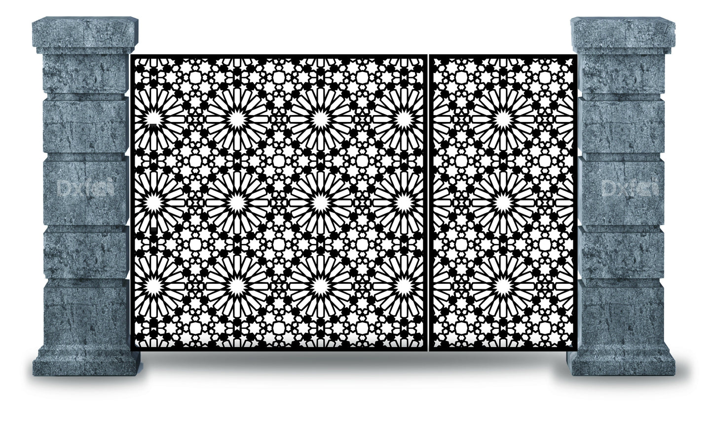 Anotolia Selcuklu islamic Moroccan pattern, Interroom partitions - Dxf, Svg, Eps templates, CNC files for laser and Plasma cutting #2845