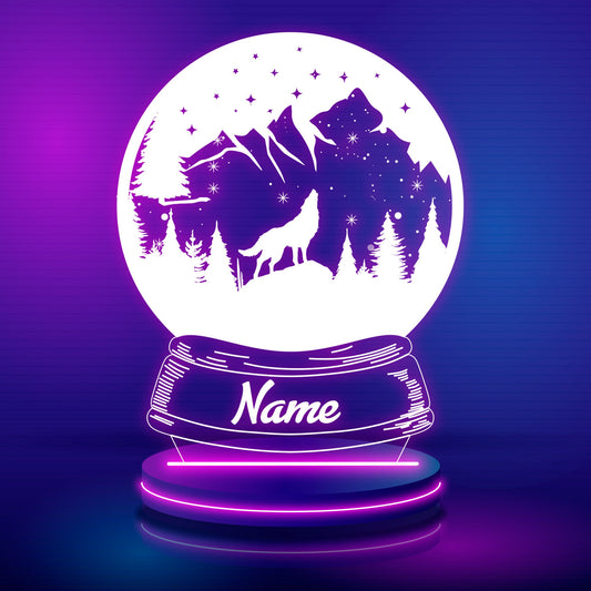 Wolf LED lamp Wolf Svg  sleep light table lamp decoration as night light,