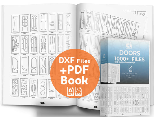 Doors Wood Dxf Files 1000+ Laser files door patterns  cnc door dxf furniture patterns cnc vector for plasma router laser cut -Download
