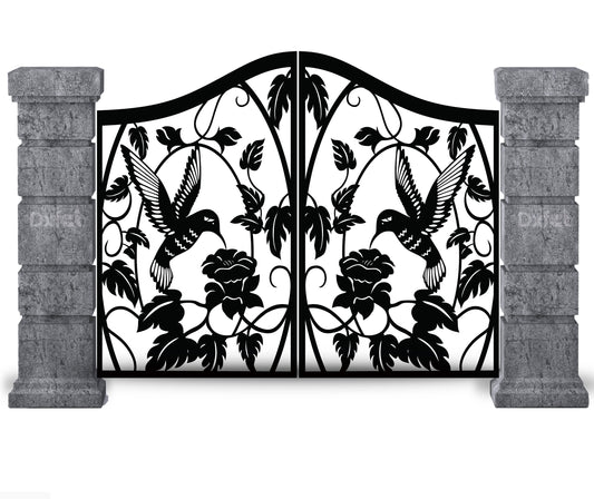 Bee-Eater American Bird Garden Svg Dxf Laser Cutting File Gate Pattern Cnc Laser Cutting Metal and Wood Other Products Gift Door