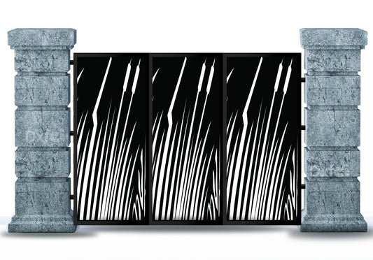 Gate Design Dxf Svg | Farm Gate Metal Plasma Laser Cut | Vector Laser Design | Instant Download #2809