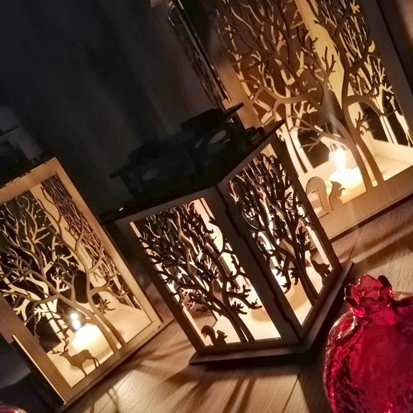 Candle Holder Tea Light lambs, oil lamp, light lantern Lantern Bundle Lasercut Dxf File for Laser Cut Engrave Library, Wood laser files
