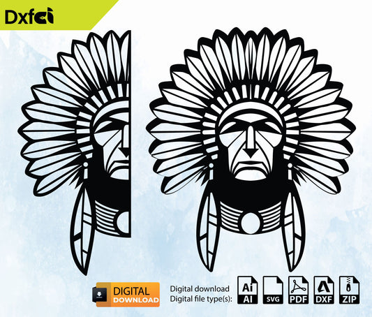 indian Wall Decor Digital Art | AI, SVG, DXF Files