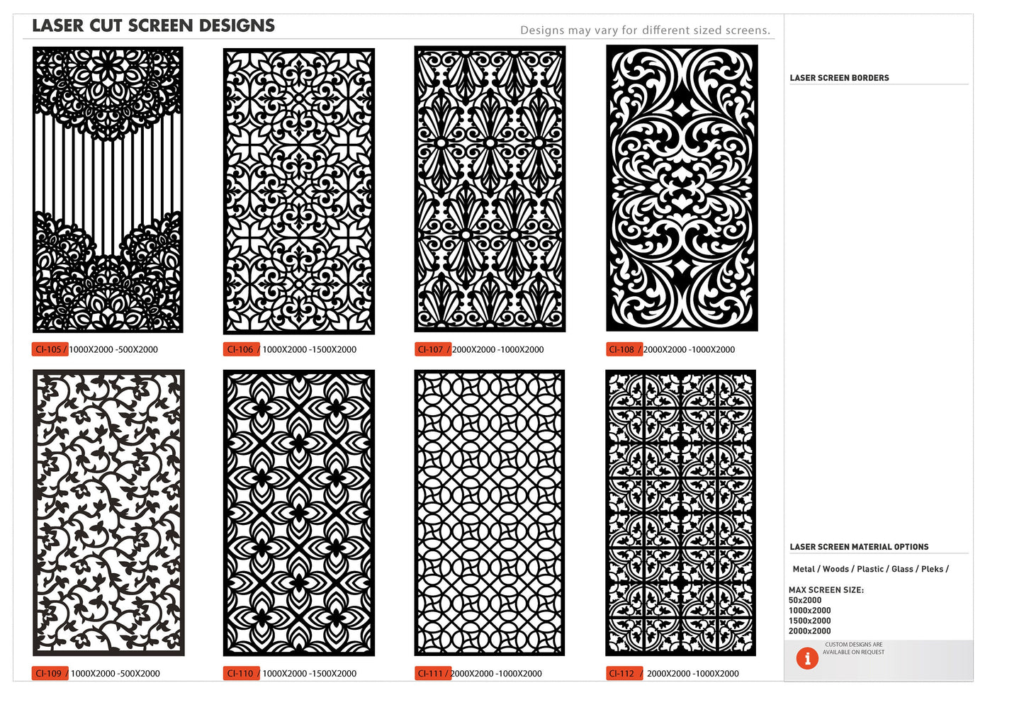 Dxf Plasma Cut,Room Divider Laser 48Pcs+ 97- 144 CNC files dxf, svg, ai Panel Dxf laser cutting , plasma cutting Metalic & Wood CNC machine!