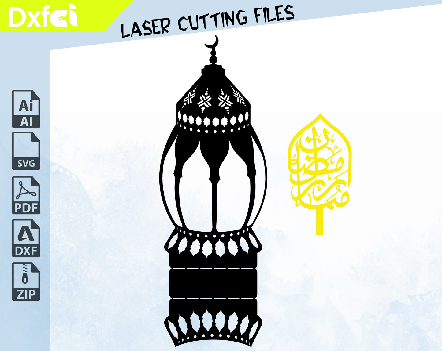 Candle Holder Svg Dxf Files Ramadan Mubarak Metal Candle Holder, Ramadan Decoration, Eid Decoration, Islamic Table Decor, Islamic Gifts,