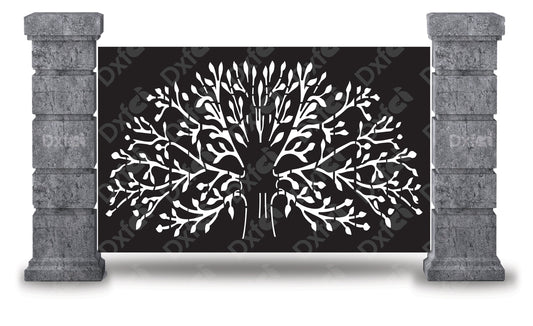 Wood Panel Exterior Door Partition Pattern Partition Room Divider Templates Vector Svg Dxf Files Laser Cutting CNC Plasma Cutter #2866