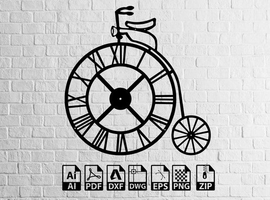 Wall decor bike high Decor  Laser Cut, Svg, Dxf, CNC Cutting, CNC Router, Digital, Vector Files,