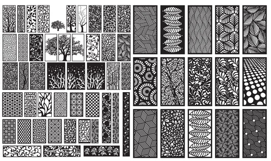Decorative panel 50+ Gate Room Divider, Celtic Tree laser ,router , fiber, cnc Decorative, dxf files for wood ,cnc patterns ,Wall Stenci