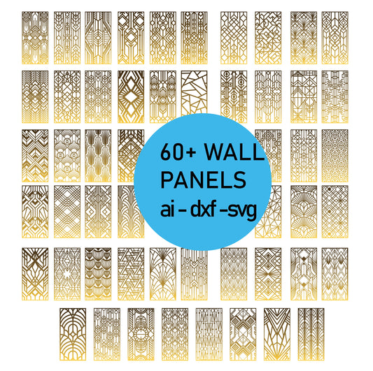 Decorative Panel SVG for Cricut, cnc, Silhouette Files, Laser cut vector, Glowforge, Cdr, Dxf, Svg, Png, Svg files for cricut