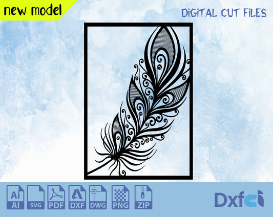 Birds of a Feather SVG Feather SVG  Dxf Files Bird Clip Art  Angel Feather Clipart Bird Lover SVG Silhouette Cameo Cricut Cut File
